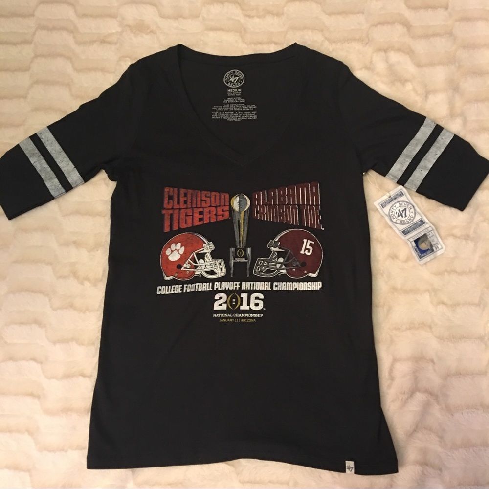 Clemson vs Alabama 2016 Playoff Championship Tee M